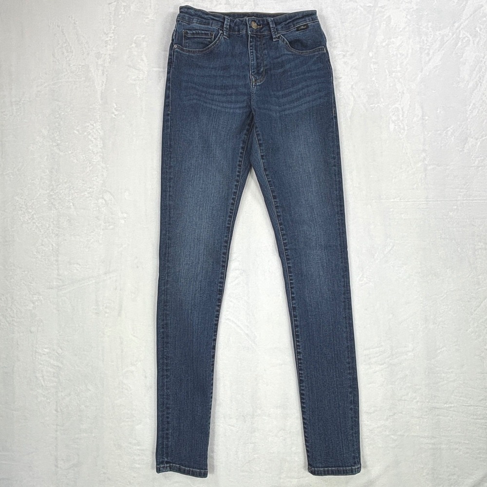 Mavi Alissa High Rise Skinny Jeans Dark Indigo Wash Size 26/32 Fall Denim